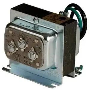 EDWARDS SIGNALING 596 Primary Transformer, 120V, 2 1/4 x 2 1/2 x 2 1/8 Inch Size | AA6TRA 14W015