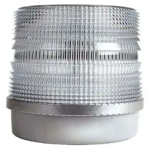 EDWARDS SIGNALING 92PLC-DFC-N5 Light Duty Strobe Light, Double Flash, Clear, 120VAC, 1/2 Inch Conduit | CF4NZQ