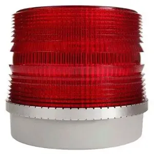 EDWARDS SIGNALING 92PLC-DFR-N5 Light Duty Strobe Light, Double Flash, Red, 120VAC, 0.1A Rating | CF4NZU