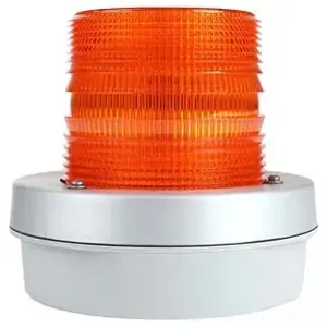 EDWARDS SIGNALING 97A-MP Heavy Duty Strobe Light, Amber, 72 125VDC, 0.2A Rating | CF4PDY