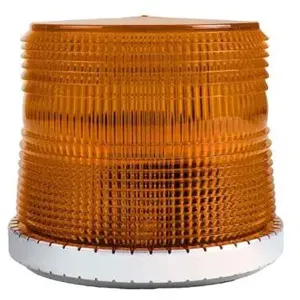 EDWARDS SIGNALING 96DV2A-N5 Strobe Light, Amber, 120VAC, 4 1/8 Inch Dia. | CF4PDJ