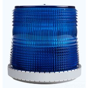 EDWARDS SIGNALING 96DV2B-N5 Blitzlicht, blau, 120 VAC, 1/2 Zoll Leitung | CF4PDK