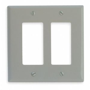 EDWARDS SIGNALING FSAT2 Trim Plate, 2 Gang | AA9RQF 1EXY8