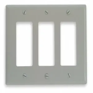 EDWARDS SIGNALING FSAT3 Trim Plate, 3 Gang | AA9RQG 1EXY9