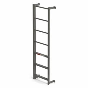 EGA PRODUCTS MDS03 Fixed Dock Ladder, Side Step, Steel, 6ft, 6 Inch | CP4CVD 62KG86
