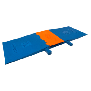ELASCO PRODUCTS UG5140-ADA-BLUE Kabelschutz, robust, 5 Kanäle, 1.38 Zoll breit, leuchtend, Druckknopfdeckel, blau | CE8QKA