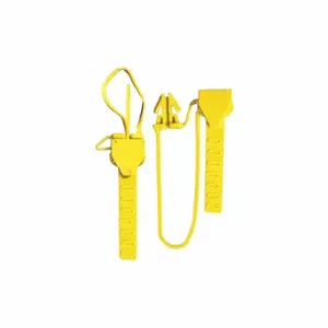 ELC SECURITY PRODUCTS 011N13PL1PPYL Padlock Seals, Plastic, 1/4 Inch Length x 1/4 Inch Width, Yellow | CP4DAG 49AH61