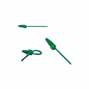 ELC SECURITY PRODUCTS 061N14PPGR Pull-Tight Seals, 4 13/16 Inch Strap Length, 37 Lb Breaking Strength, Green, Green | CP4DAR 49AH44