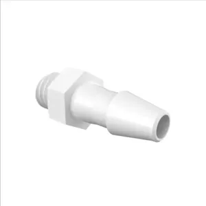 ELDON JAMES A1032-2-200WP Adapter, 10-32 UNF Thread Size, 1/8 Inch Barb, White Polypropylene | CJ8CLJ