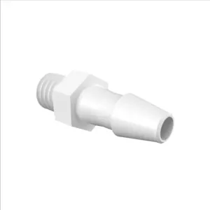 ELDON JAMES A1032T-2-200MN-QC Adapter, 10-32 Taper Thread Size, 1/8 Inch Barb, Medical Nylon | CJ8CMA