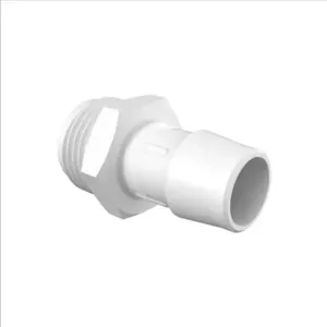 ELDON JAMES A12GH-12WN Garden Hose Adapter, 3/4 Inch GH, 3/4 Inch Inside Dia., White Nylon | CJ8CRX