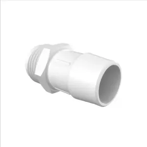 ELDON JAMES A12GH-16NN Garden Hose Adapter, 3/4 Inch GH, 1 Inch Inside Dia., Natural Nylon | CJ8CTA