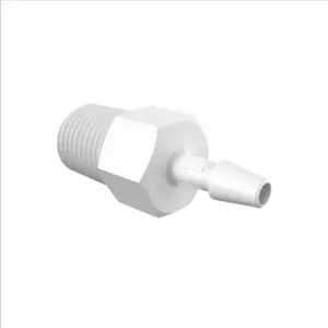 ELDON JAMES A2-2WN Adapter, 1/8 NPT Thread Size, 1/8 Inch Barb, White Nylon | CJ8CXZ