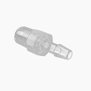 ELDON JAMES A2-3PP Adapter, 1/8 NPT Thread Size, 3/16 Inch Barb, Non Animal-Derived Polypropylene | CJ8CYH