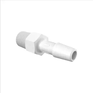 ELDON JAMES A2-4WP Adapter Thread To Barb Polypropylene 1/8 Inch - Pack Of 10 | AB4PDP 1ZKF9