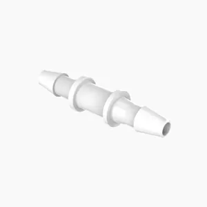 ELDON JAMES C0-1-200WP Straight Coupler, 1/16 Inch Inside Dia., White Polypropylene | CJ8EAF