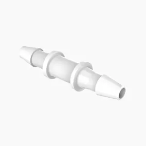 ELDON JAMES C0-1.5-200WP Straight Coupler, 3/32 Inch Inside Dia., White Polypropylene | CJ8DYW