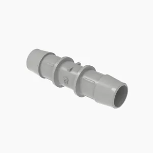 ELDON JAMES C0-12PVDF Straight Coupler, 3/4 Inch Inside Dia., Gray Kynar 740 | CJ8EAV