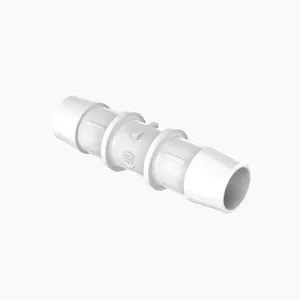 ELDON JAMES C0-12WN Straight Coupler, 3/4 Inch Inside Dia., White Nylon | CJ8EAX