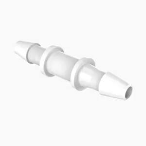 ELDON JAMES C0-2-200WN Straight Coupler, 1/8 Inch Inside Dia., White Nylon | CJ8ECX