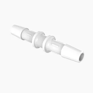 ELDON JAMES C0-4NN Straight Coupler, 1/4 Inch Inside Dia., Natural Nylon | CJ8EEF