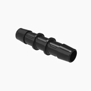 ELDON JAMES C0-8GFBN Straight Coupler, 1/2 Inch Inside Dia., Glass Filled Black Nylon | CJ8EGH