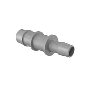 ELDON JAMES C12-8PVDF Reduction Coupler, 3/4 x 1/2 Inch Inside Dia., Gray Kynar 740 | CJ8ELV