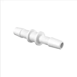 ELDON JAMES C5-4WP Reduction Coupler, 5/16 x 1/4 Inch Inside Dia., White Polypropylene | CJ8EXP