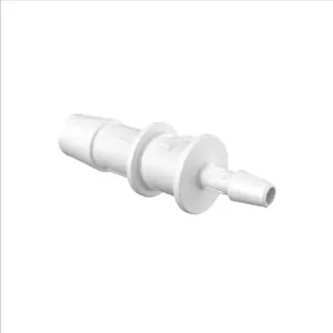 ELDON JAMES C6-2.5WN Barbed Reduction Coupler, Inch Size, White Nylon | CJ8EYA