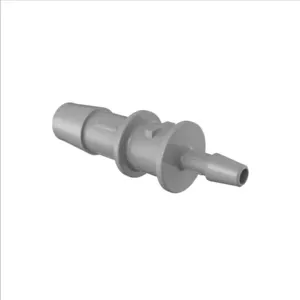 ELDON JAMES C6-2.5PVDF Barbed Reduction Coupler, Inch Size, Gray Kynar 740 | CJ8EXZ