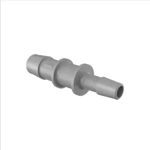 ELDON JAMES C8-5PVDF Reduction Coupler, 1/2 x 5/16 Inch Inside Dia., Gray Kynar 740 | CJ8FAQ