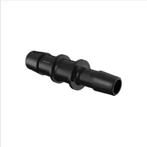 ELDON JAMES C8-6BN Reduction Coupler, 1/2 x 3/8 Inch Inside Dia., Black Nylon | CJ8FAW