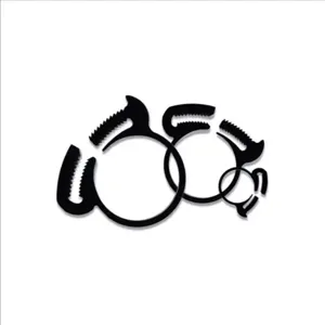 ELDON JAMES HC-H Handy Clamp, 20.6 To 18.1 mm Dia., Black Nylon 6/6 | CJ8NGP