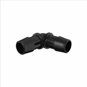 ELDON JAMES L0-10BN Elbow, 5/8 Inch Inside Dia., Black Nylon | CJ8FFB