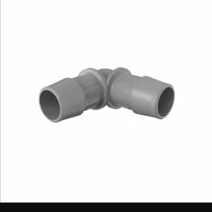 ELDON JAMES L0-12PVDF Elbow, 3/4 Inch Inside Dia., Gray Kynar 740 | CJ8FGL