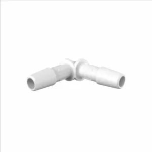 ELDON JAMES L0-4PP-QC Elbow, 1/4 Inch Inside Dia., Non Animal Derived Polypropylene QC | CJ8FKT