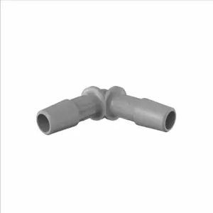 ELDON JAMES L0-5PVDF Elbow, 5/16 Inch Inside Dia., Gray Kynar 740 | CJ8FLL