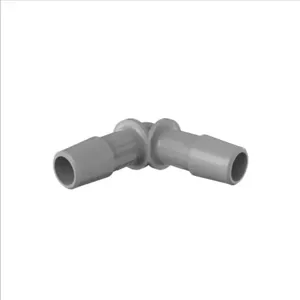 ELDON JAMES L0-6PVDF Elbow, 3/8 Inch Inside Dia., Gray Kynar 740 | CJ8FMF