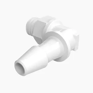 ELDON JAMES L1032-2-200AC Elbow, 10-32 UNF Thread Size, 1/8 Inch Barb, Acetal | CJ8FNT