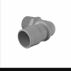 ELDON JAMES L12-16PVDF Elbow, 3/4 NPT Thread Size, 1 Inch Inside Dia., Gray Kynar 740 | CJ8FRE