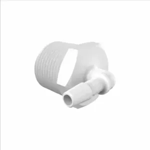 ELDON JAMES L12-4WP White Polypropylene Elbow, 3/4 NPT Size, 1/4 Inch Inside Dia. | CJ8FRT