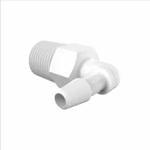 ELDON JAMES L2-2.5WN White Nylon Elbow, 1/8 NPT Size, 5/32 Inch Inside Dia. | CJ8FVU