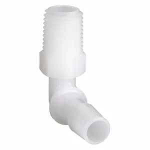 ELDON JAMES L4-3HDPE Elbow Thread To Barb Polypropylene 1/4 Inch - Pack Of 10 | AB4PBW 1ZKB3