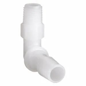 ELDON JAMES L2-6HDPE Elbow Thread To Barb Polypropylene 1/8 Inch - Pack Of 10 | AB4PBU 1ZKB1