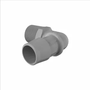 ELDON JAMES L8-12PVDF Elbow, 1/2 NPT Thread Size, 3/4 Inch Inside Dia., Gray Kynar 740 | CJ8GKU