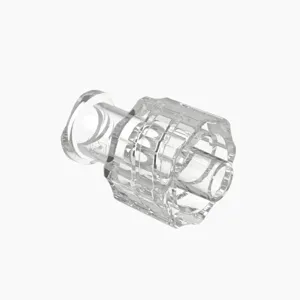 ELDON JAMES LF-LMCVU-QC Female Luer, Male Luer, Crystal | CJ8GUC