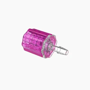 ELDON JAMES LMRLN-1.5CVU-R Male Lock and Nut Assembly, 3/32 Inch Inside Dia., Crystal, Rose | CJ8GZA