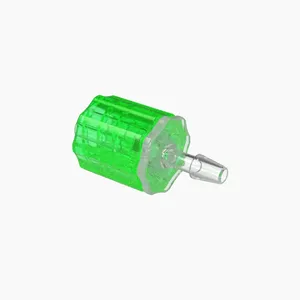 ELDON JAMES LMRLN-1.5PP-L Male Lock and Nut Assembly, 3/32 Inch Inside Dia., Polypropylene, Lime | CJ8GZN