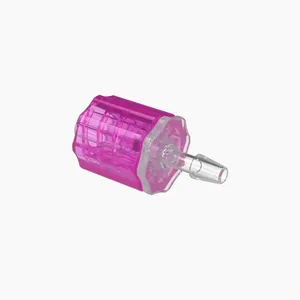 ELDON JAMES LMRLN-1.5PP-R Male Lock and Nut Assembly, 3/32 Inch Inside Dia., Polypropylene, Rose | CJ8GZQ