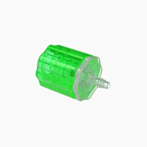 ELDON JAMES LMRLN-1PP-L Male Lock and Nut Assembly, 1/16 Inch Inside Dia., Polypropylene, Lime | CJ8HAL